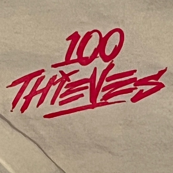 Limited edition drop 100 Thieves 2021 Enter infinity yellow and red long sleeve! - Picture 3 of 5